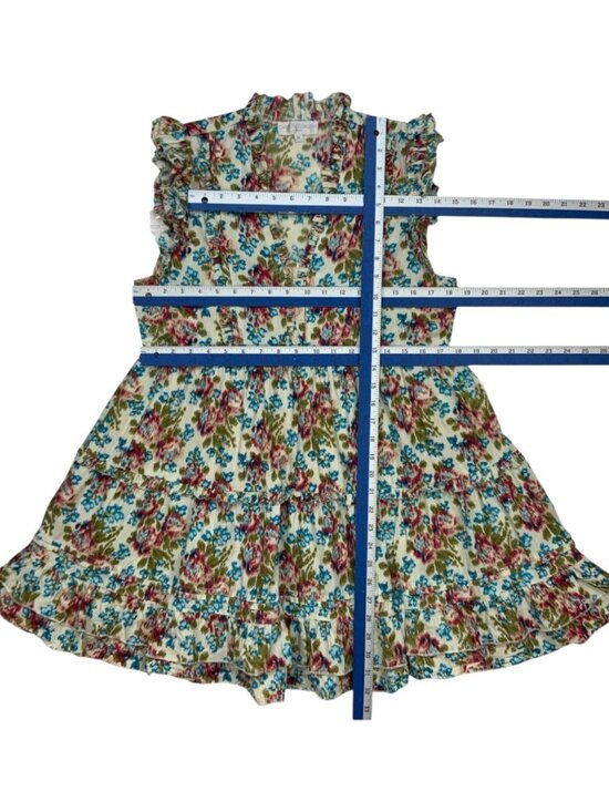 Caroline Constas Khaleesi Dress M Floral Ruffle - Picture 6 of 13